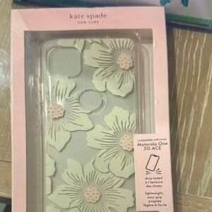 Kate Spade Cream Floral Phone Case for Motorola One 5G ACE